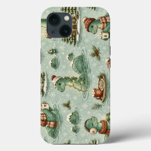 Christmas Nessie Loch Ness Monster Cosy Cryptids iPhone 13 Case