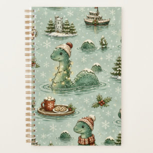 Christmas Nessie Loch Ness Monster Cosy Cryptids Planner