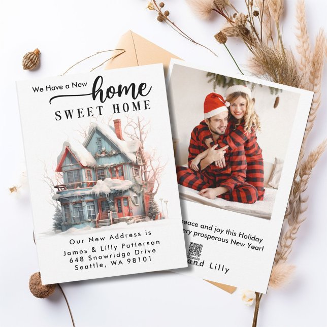 Christmas New Home for the Holidays moving Holiday Card (Creator Uploaded)