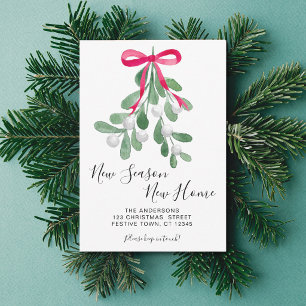 Christmas New Home Moving Announcement