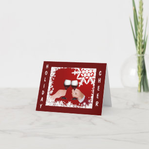 CHRISTMAS/NEW YEAR CHEERS AND GREETINGS CARD