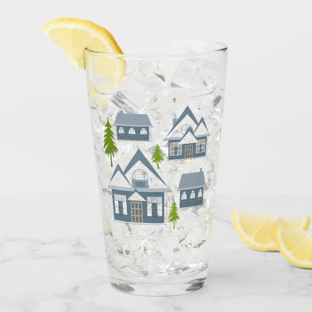 Christmas, new year glass (Front Ice)