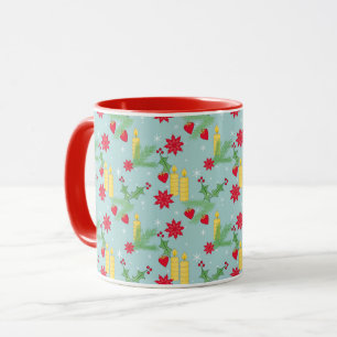 Christmas , new year pattern. mug