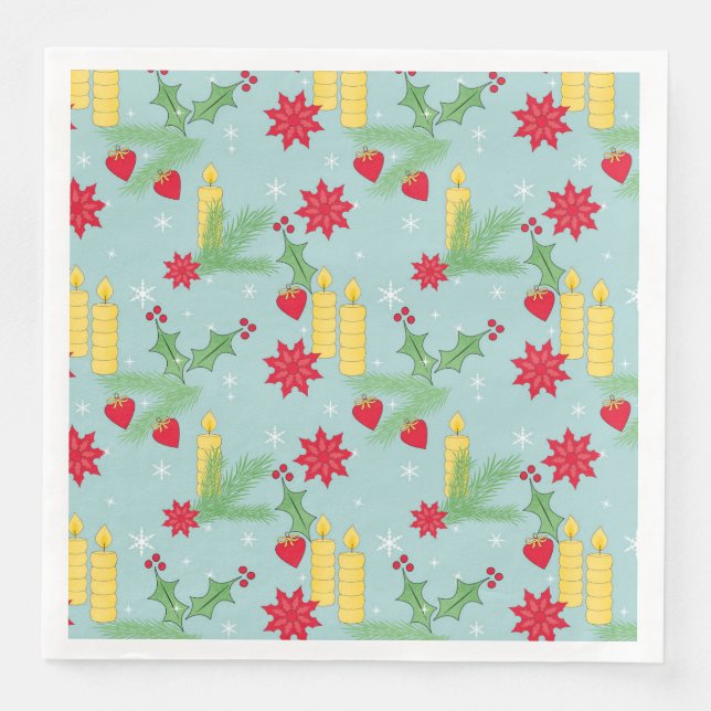 Christmas , new year pattern. napkin (Front)