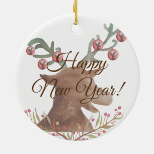 Christmas, New Year Snowflakes Ornament