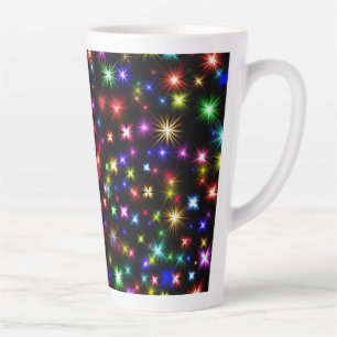 Christmas, New Year's Day Colourful Lights-27317 Latte Mug
