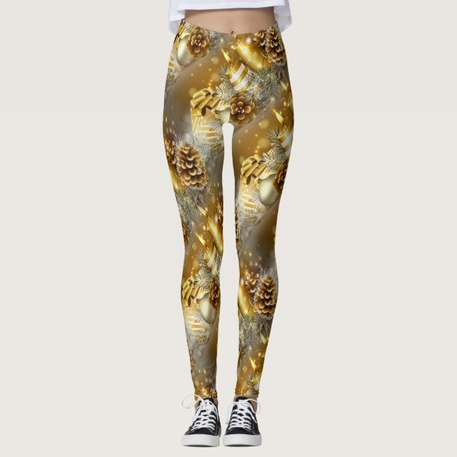 Christmas / New Years Party Leggins Leggings (Front)