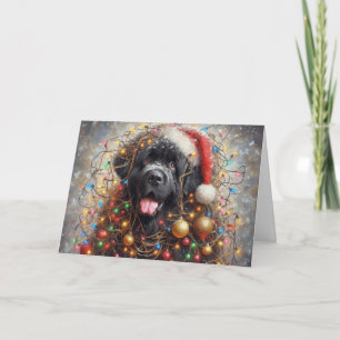 Christmas Newfie Holiday Card