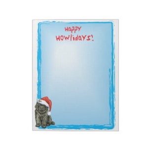 Christmas Newfoundland Notepad