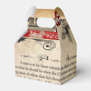 Christmas News Favour Box