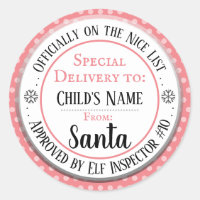 Christmas Nice List Official Custom Name