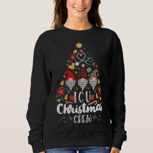 Christmas NICU Crew Nurse Doctor Tech Neonatal ICU Sweatshirt