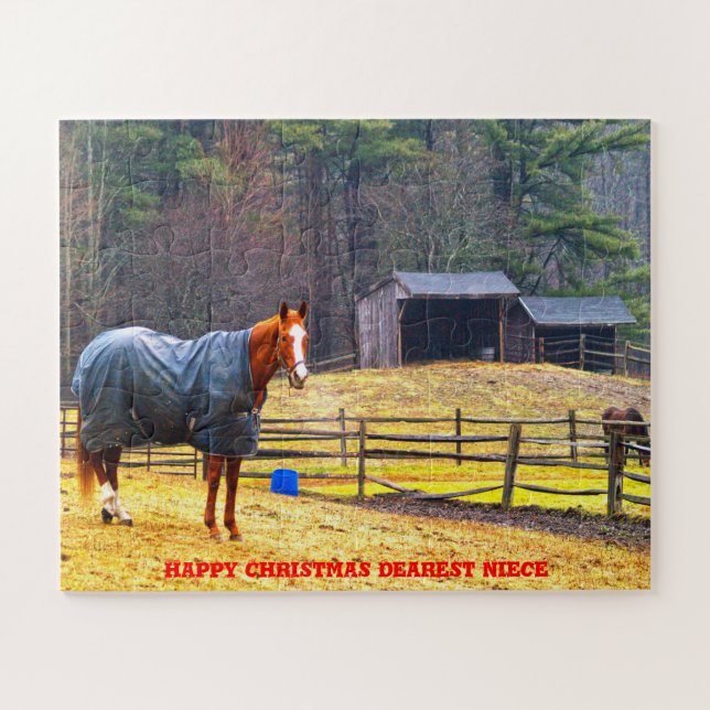 Christmas Niece Jigsaw Puzzle (Horizontal)