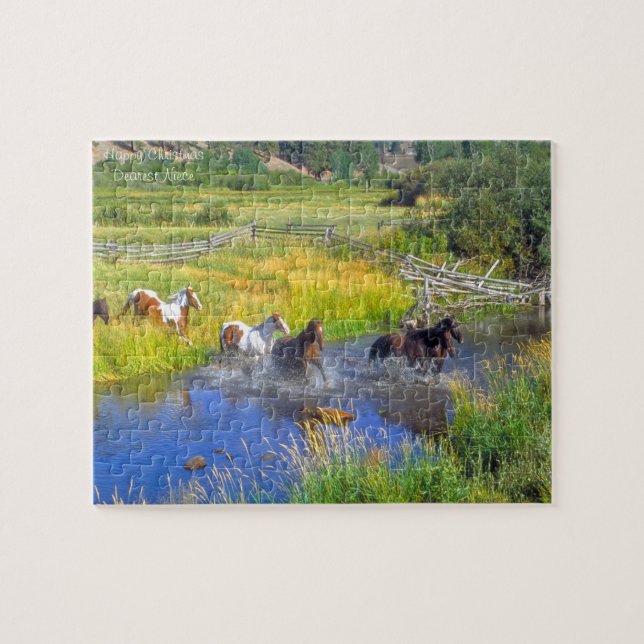 Christmas Niece. Jigsaw Puzzle (Horizontal)