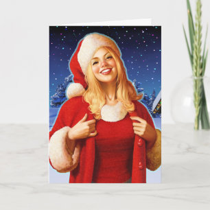 "Christmas Night" Close Up Holiday Card