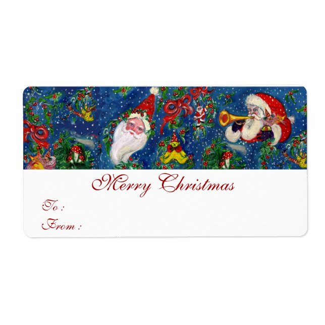 CHRISTMAS NIGHT / SANTA CLAUS WITH TOYS (Front)