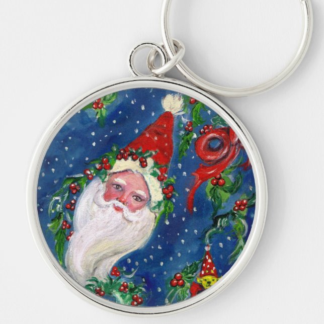 CHRISTMAS NIGHT / SANTA KEY RING (Front)