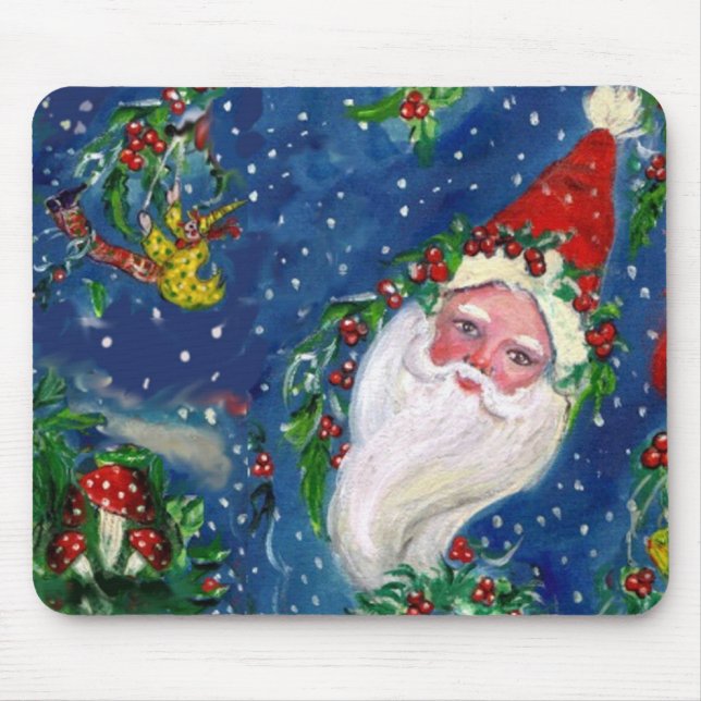 CHRISTMAS NIGHT / SANTA MOUSE PAD (Front)