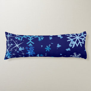 Christmas Night Snowfall Body Cushion