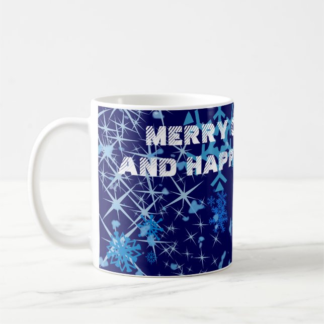 Christmas Night Snowfall Coffee Mug (Left)