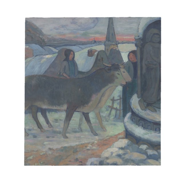 Christmas Night (The Blessing of the Oxen) Notepad (Front)