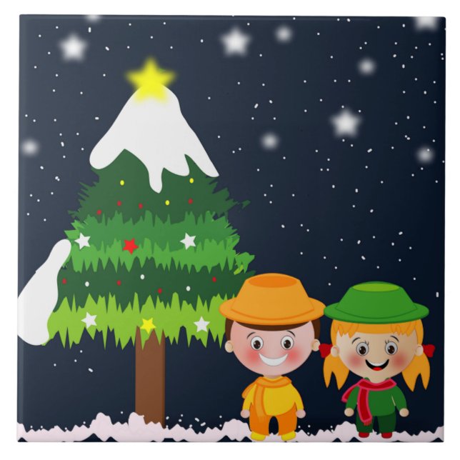 CHRISTMAS NIGHT TILE (Front)