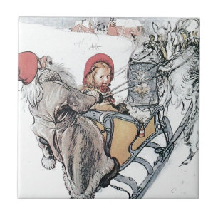 Christmas Nisse and Kirsti Tile
