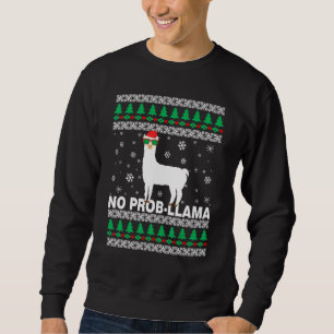 Christmas No Prob Llama UGLY Xmas Family Matching Sweatshirt