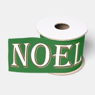 Christmas Noel Grosgrain Ribbon