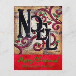 Christmas Noel ~ Postcard