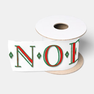 Christmas Noel Satin Ribbon