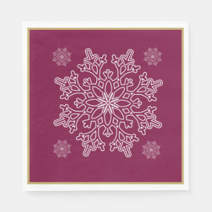 Christmas Nordic Snowflake Paper Napkins