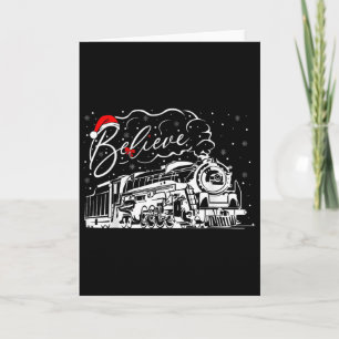 Christmas North Pole Polar Express All Abroad Xmas Card