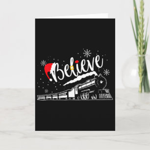 Christmas North Pole Polar Express All Abroad Xmas Card