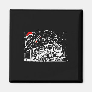 Christmas North Pole Polar Express All Abroad Xmas Magnet