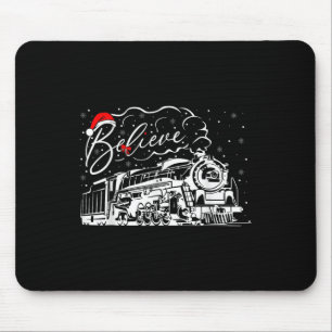 Christmas North Pole Polar Express All Abroad Xmas Mouse Pad