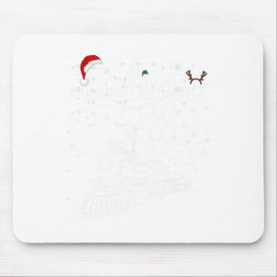 Christmas North Pole Polar Express All Abroad Xmas Mouse Pad