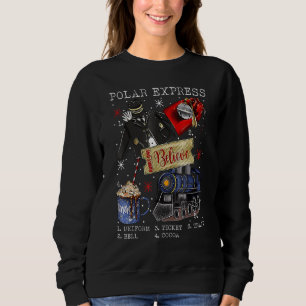 Christmas North Pole Polar Express All Abroad Xmas Sweatshirt