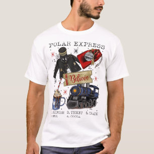 Christmas North Pole Polar Express All Abroad Xmas T-Shirt