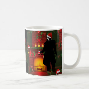 christmas nosferatu coffee mug