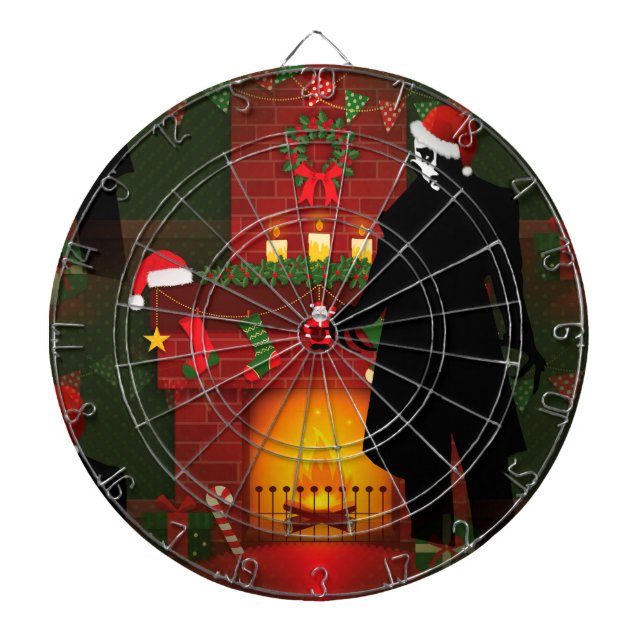 christmas nosferatu dartboard (Front)