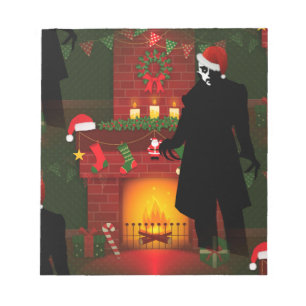 christmas nosferatu notepad