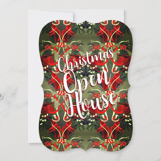 Christmas Nostalgia Greeting or Invitation (Front)