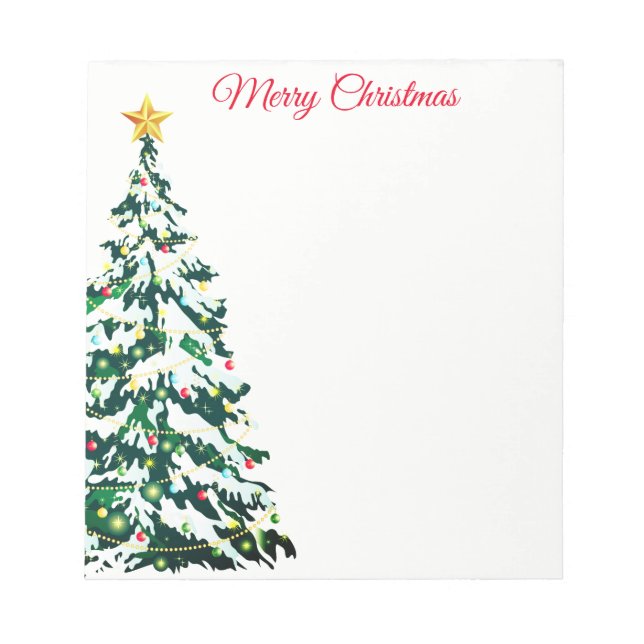 Christmas Notepad (Front)