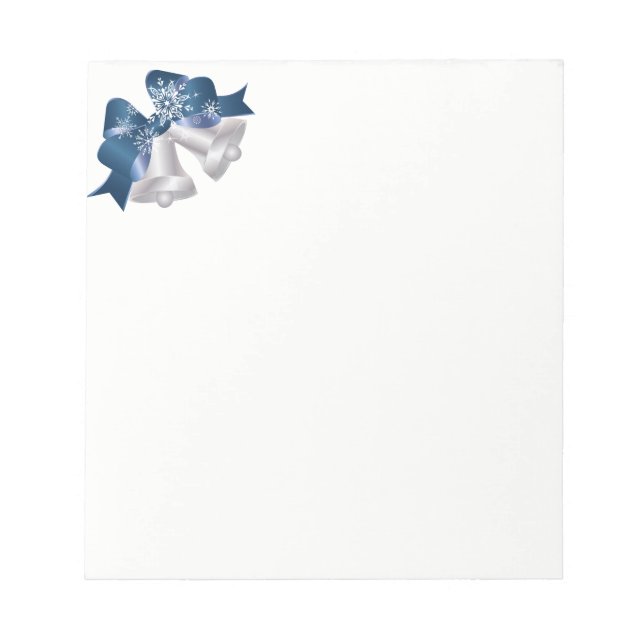 Christmas Notepad-Silver Bells Notepad (Front)