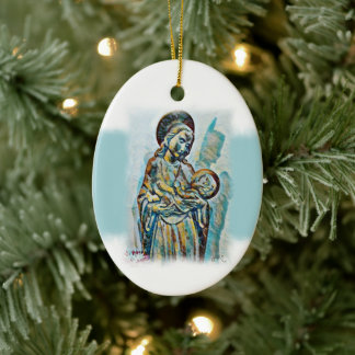 Christmas Novena Ceramic Ornament