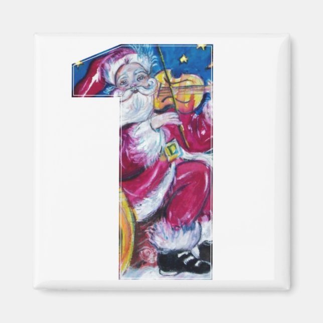 CHRISTMAS NUMBER 1 / INSPIRED SANTA MAGNET (Front)