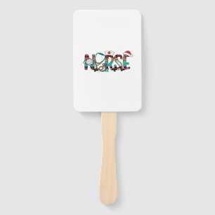 Christmas Nurse  1 Hand Fan