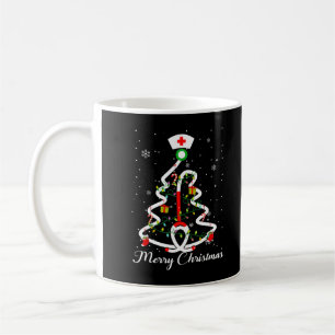 Christmas Nurse Christmas Tree T-Shirt Coffee Mug