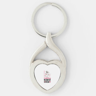 Christmas Nurse Crew Funny Xmas Costume Key Ring